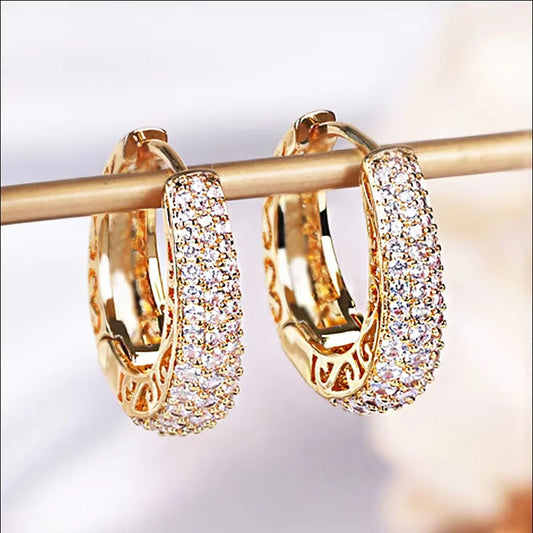 Huitan Hollow  Earrings