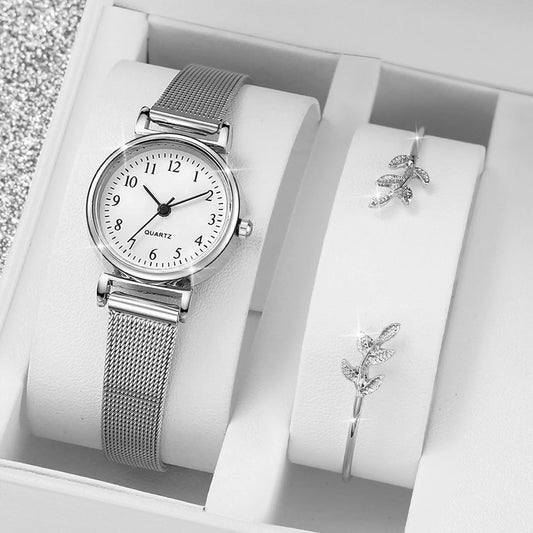2PCS  Opening Cuff Bracelet Bangle Set（Without Box）